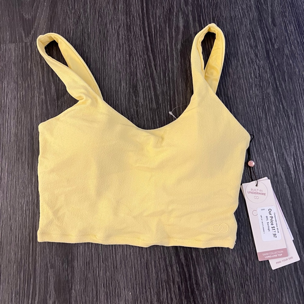 Yellow Bathing Suit Top